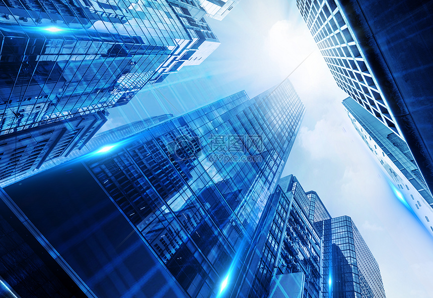 科技感全球信息化商務繁華創意城市